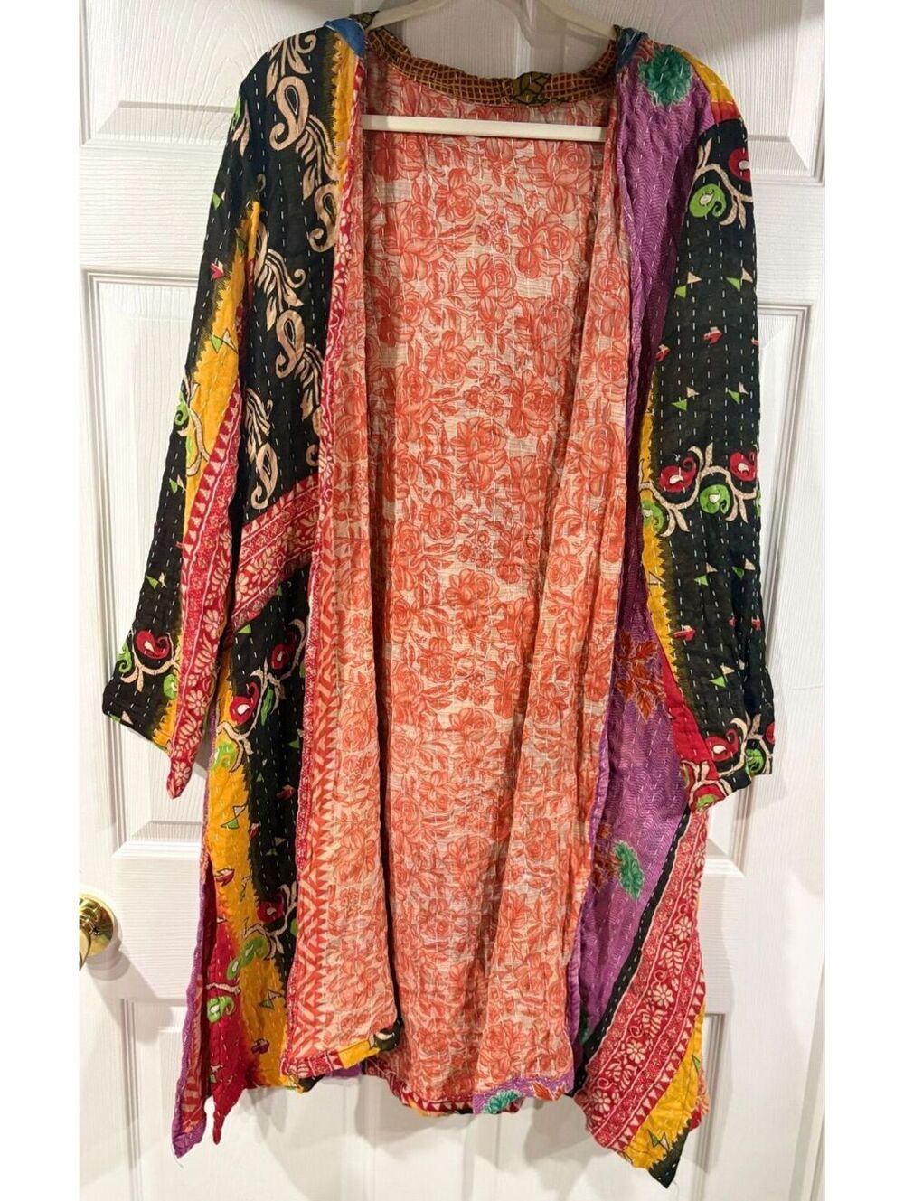 #266 NEW Kantha Kimono Jacket